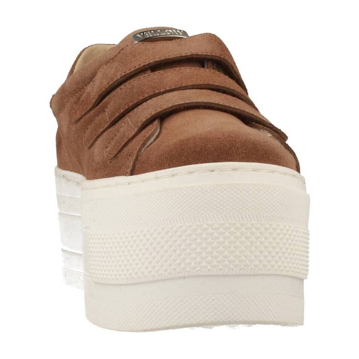 Women's Sneakers Yellow Brown