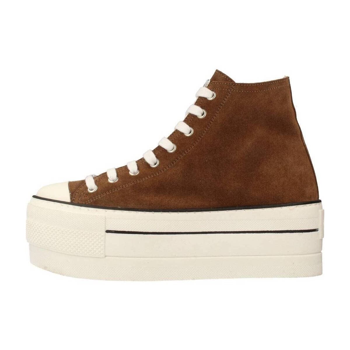 Women's Sneakers Yellow Brown