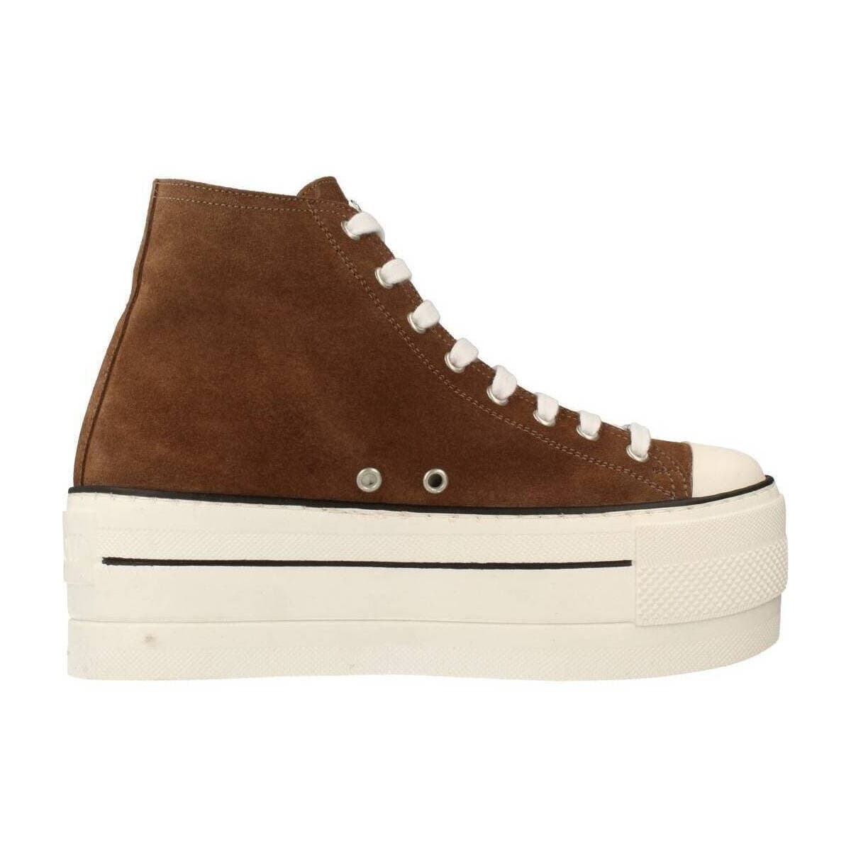 Women's Sneakers Yellow Brown