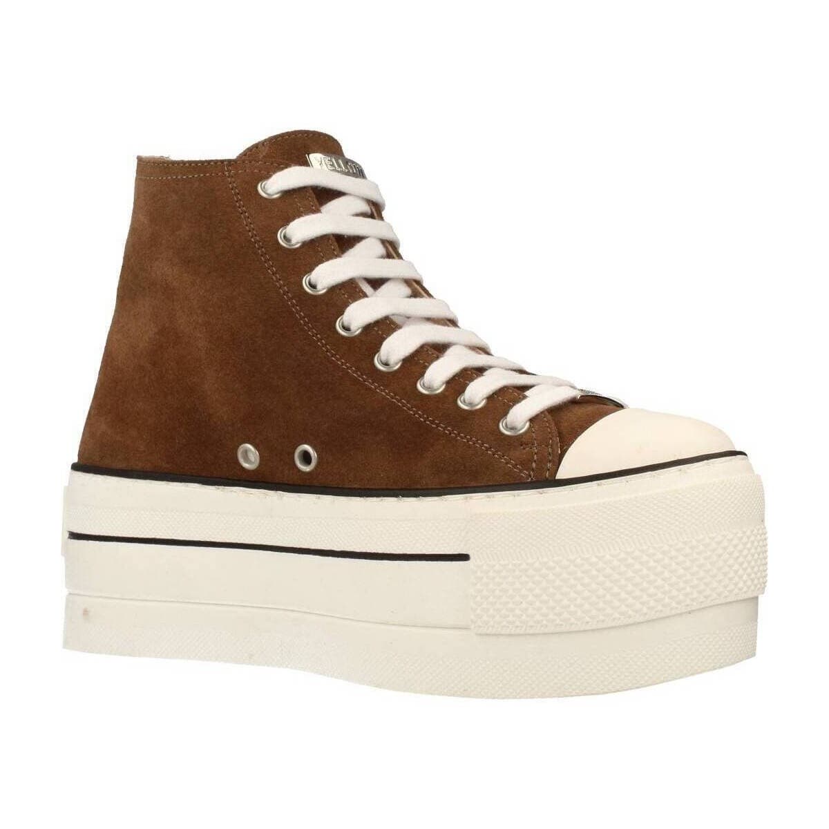 Women's Sneakers Yellow Brown