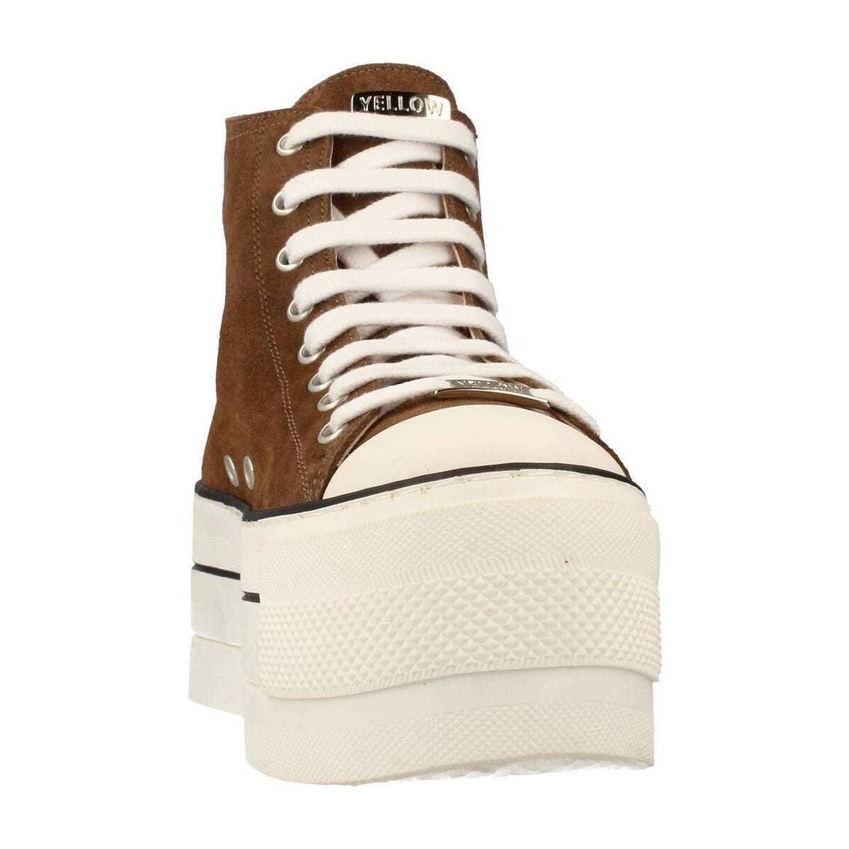 Women's Sneakers Yellow Brown