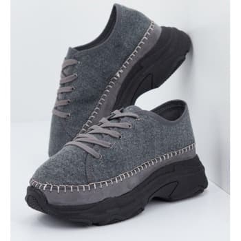 Women's Sneakers Yellow Gray