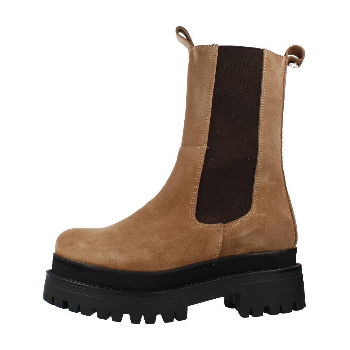 Women's Boots Yellow Brown