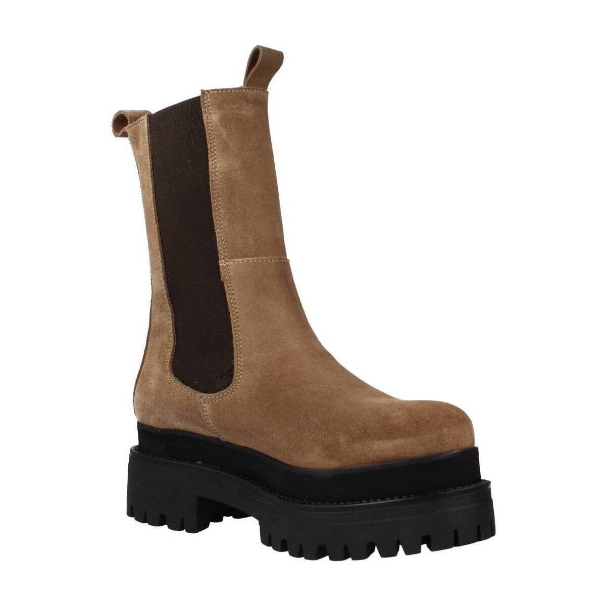 Women's Boots Yellow Brown
