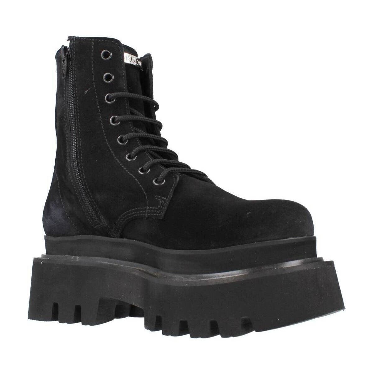 Women's Boots Yellow Black