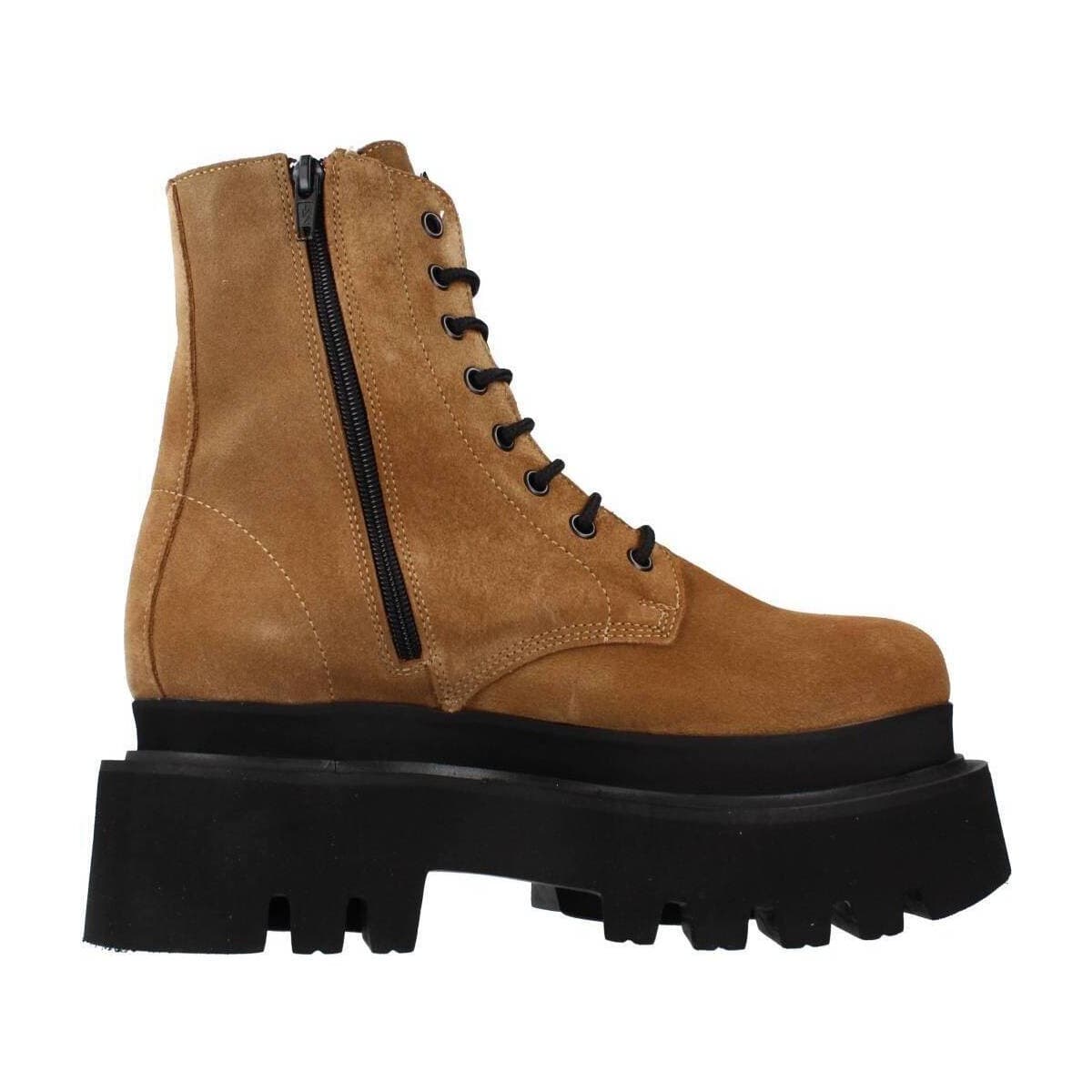 Women's Boots Yellow Brown
