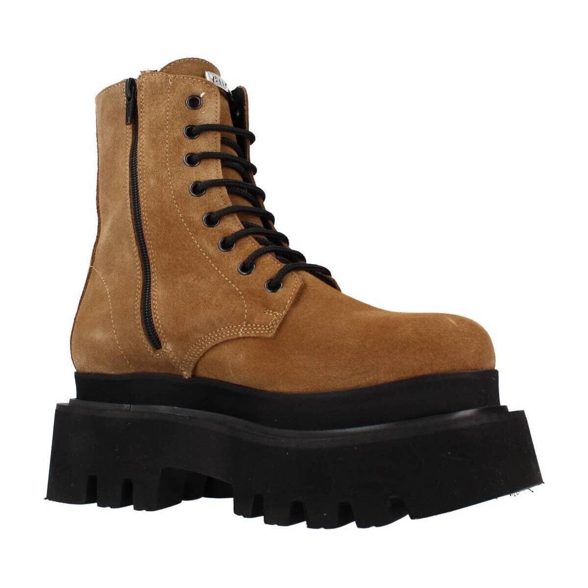 Women's Boots Yellow Brown