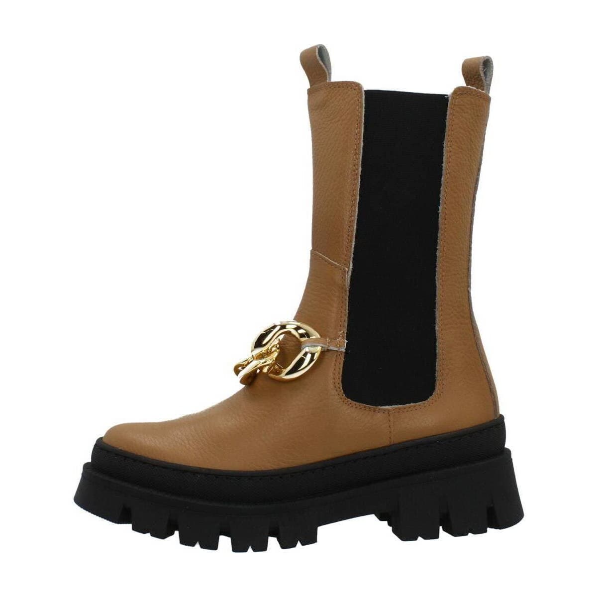 Women's Boots Yellow Brown