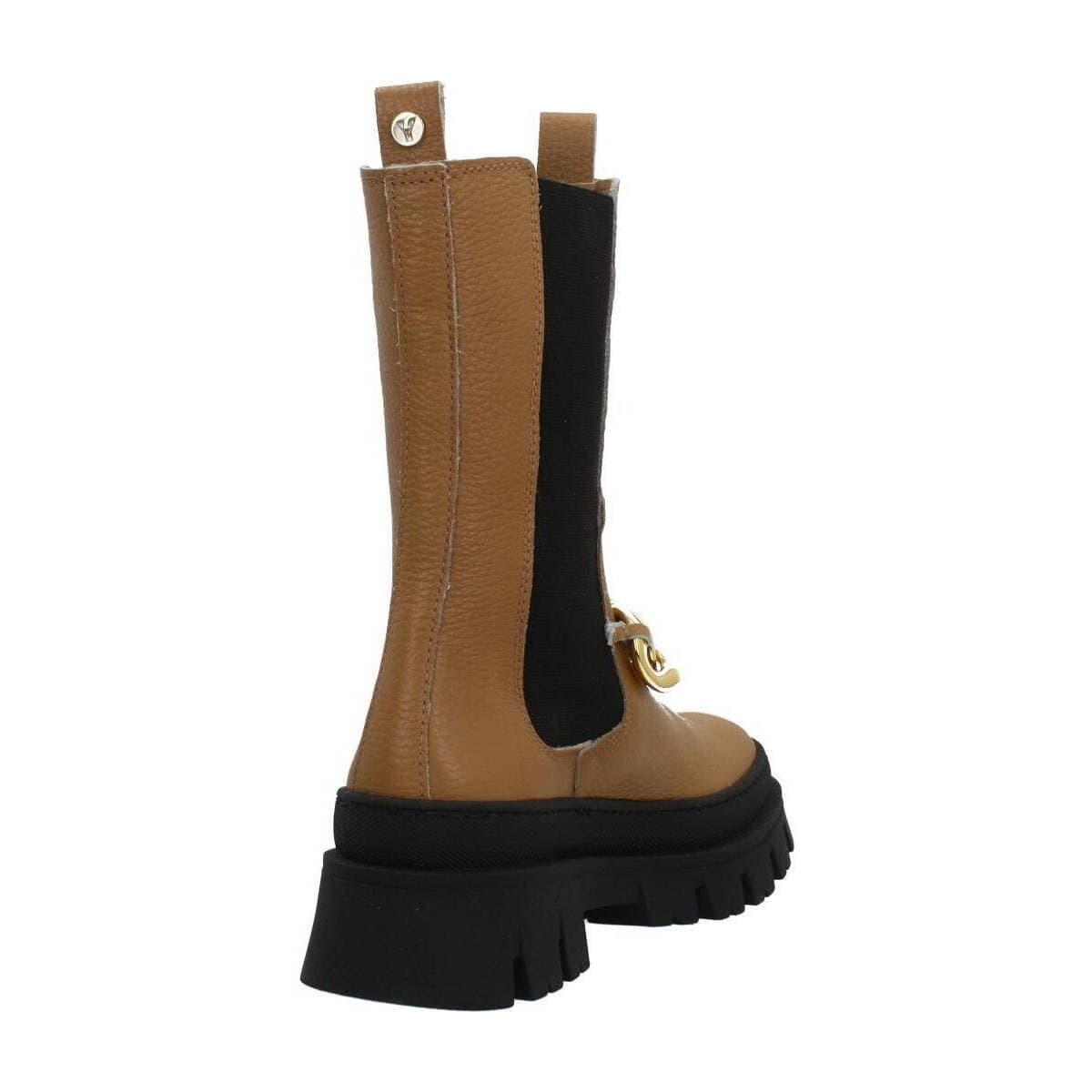 Women's Boots Yellow Brown