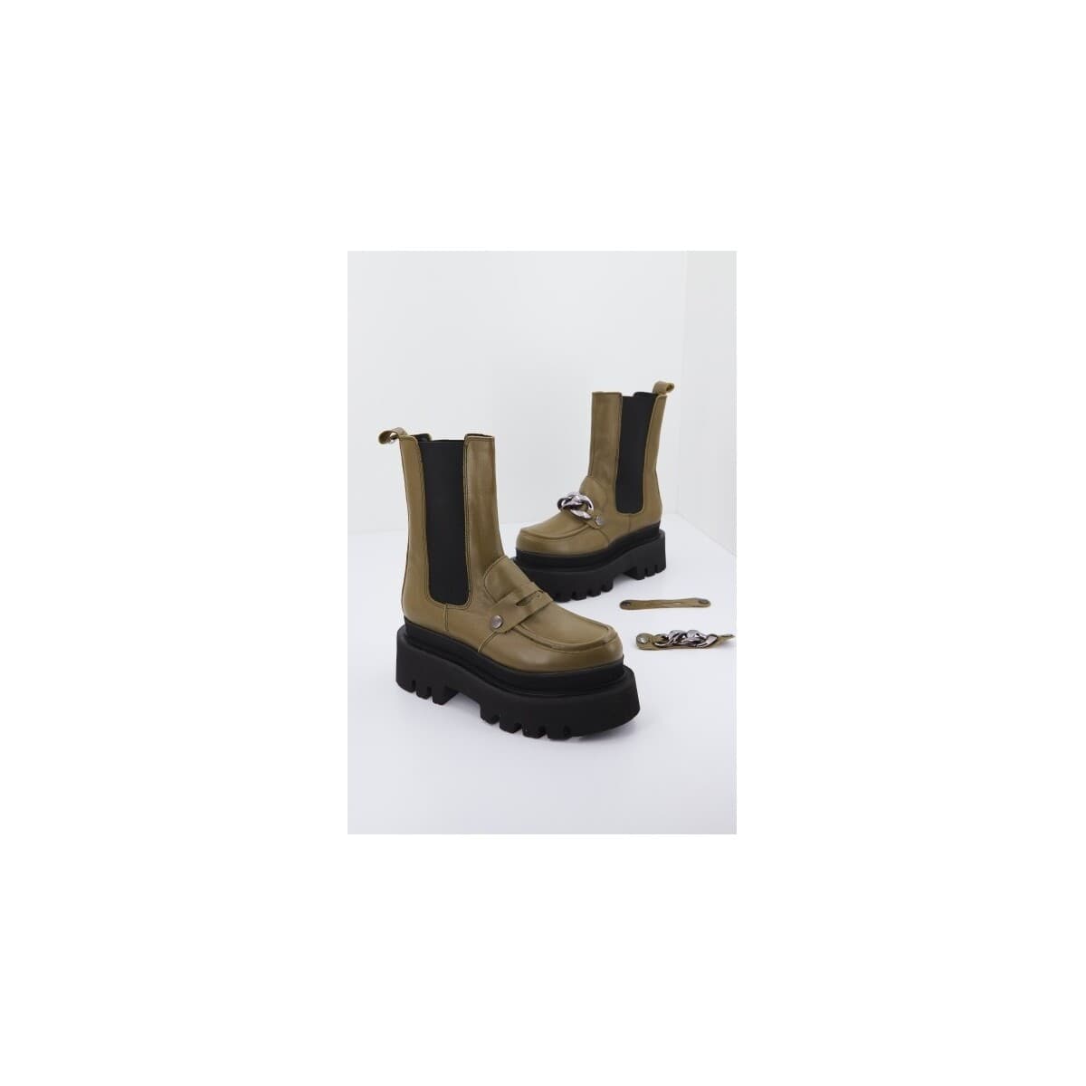 Women's Boots Yellow Green