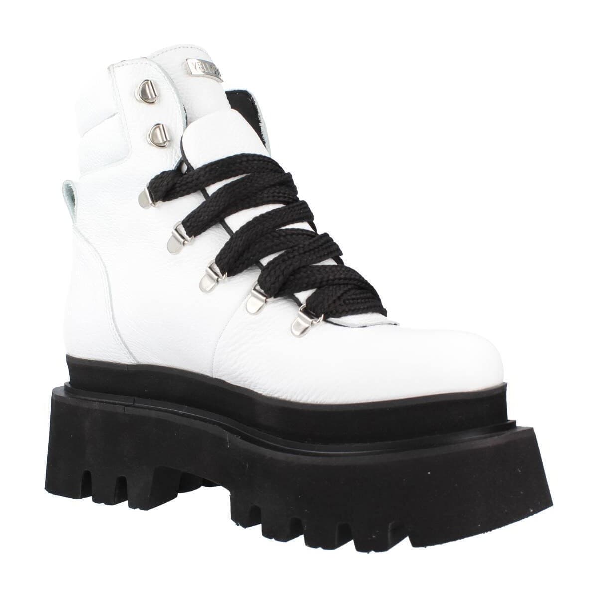 Women's Boots Yellow White
