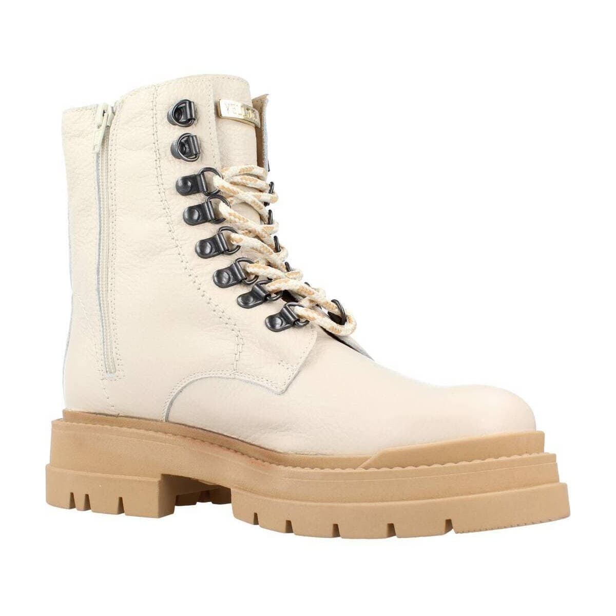 Women's Boots Yellow Beige