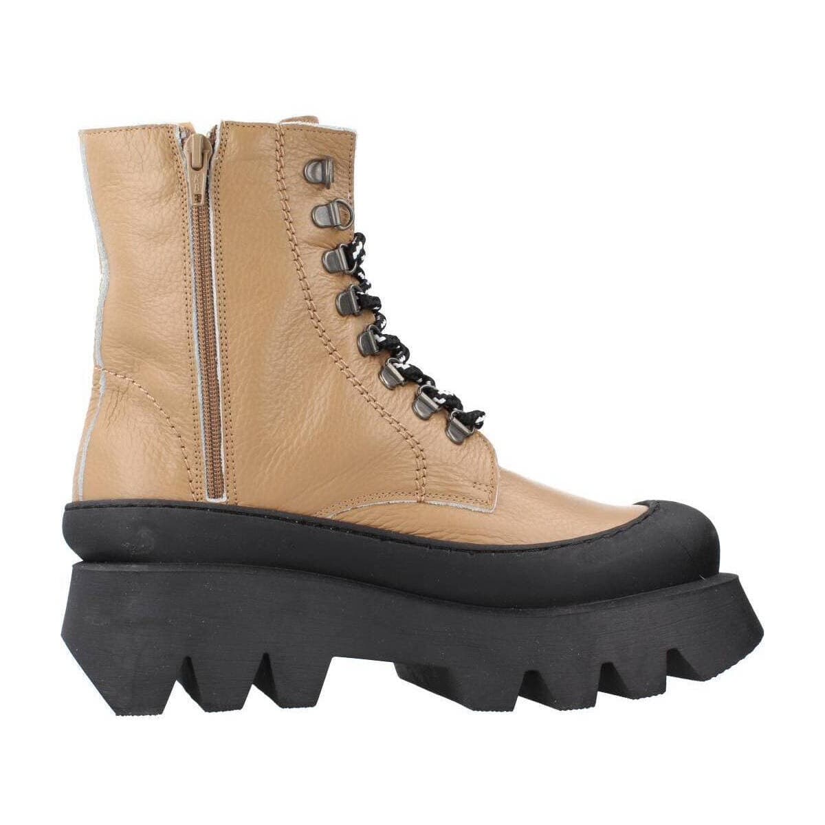 Women's Boots Yellow Brown