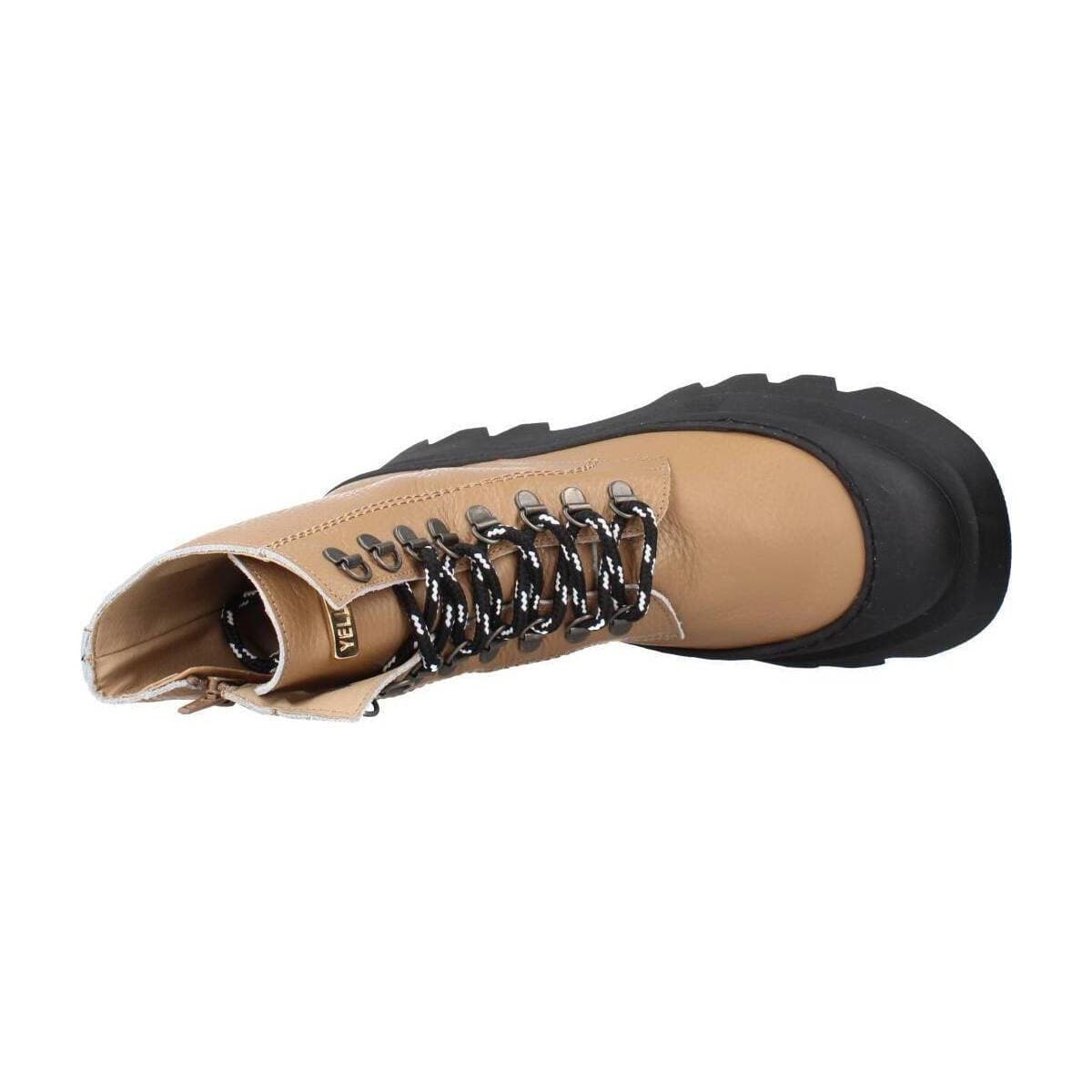 Women's Boots Yellow Brown