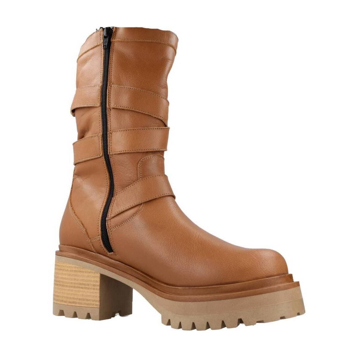 Women's Boots Yellow Brown