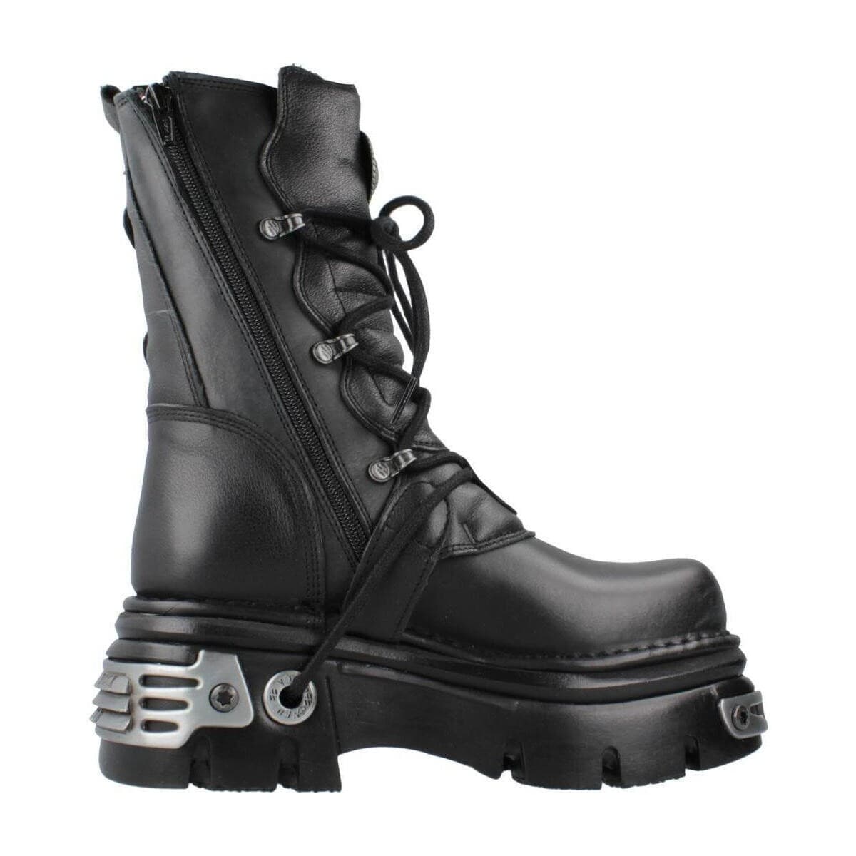 Women's Ankle Boots New Rock Black