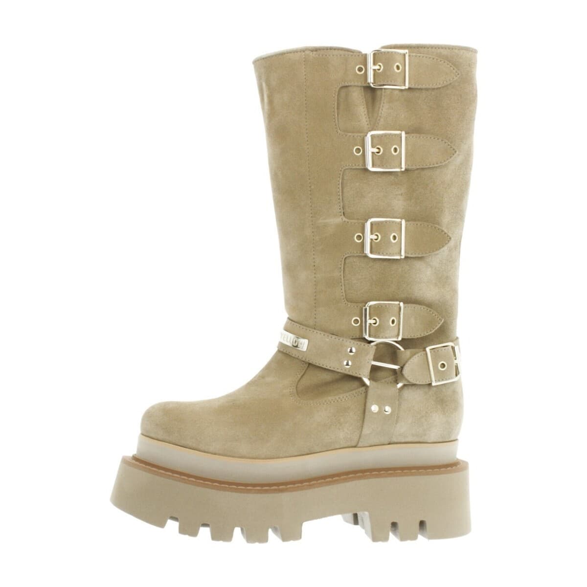 Women's Boots Yellow Brown