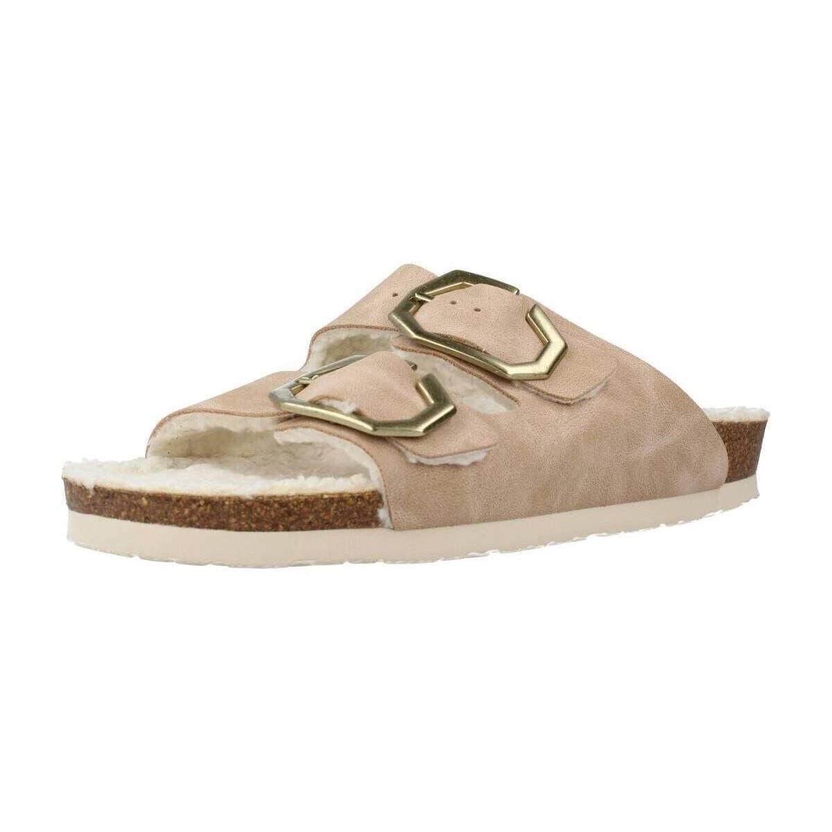 Women's House Slippers Genuins Brown