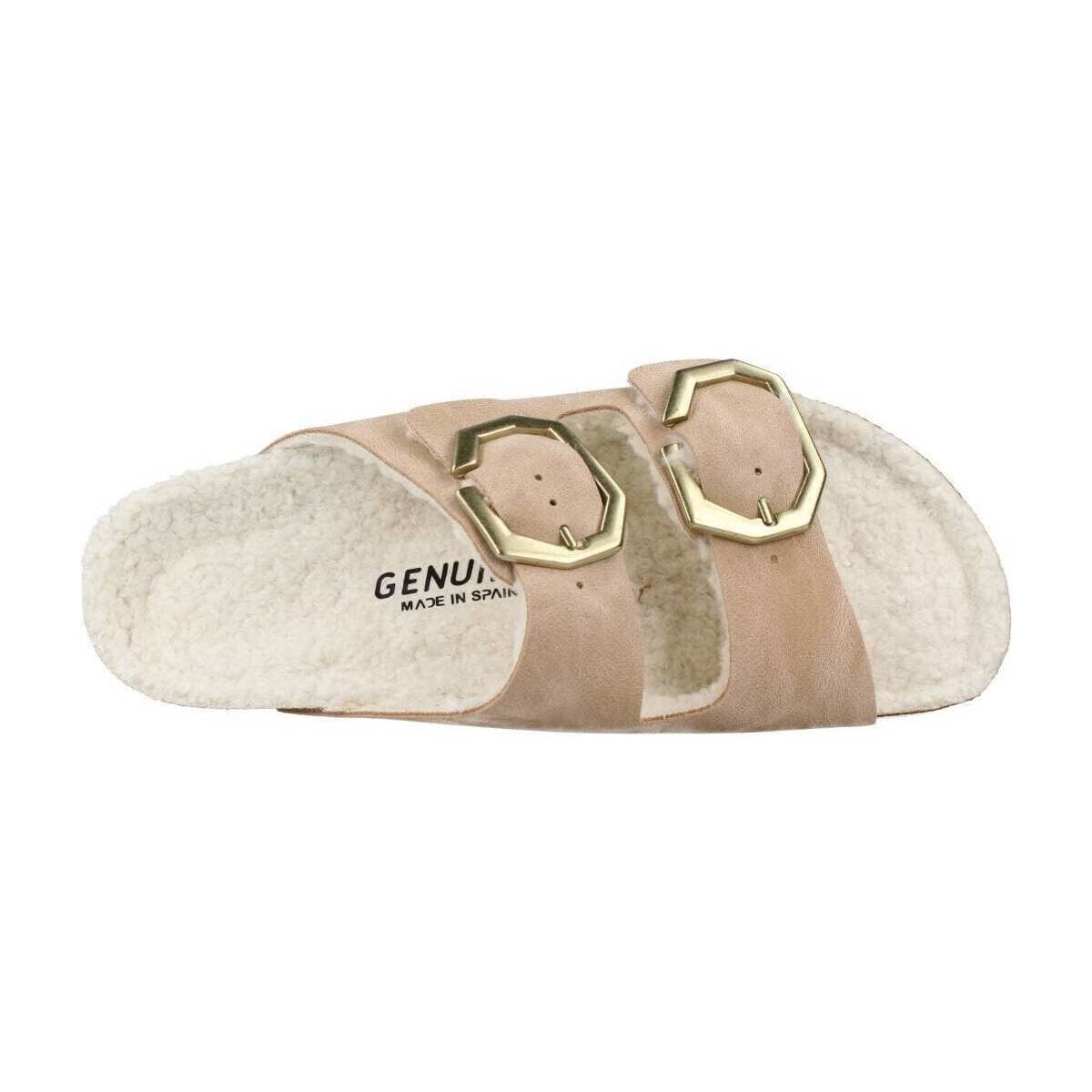 Women's House Slippers Genuins Brown