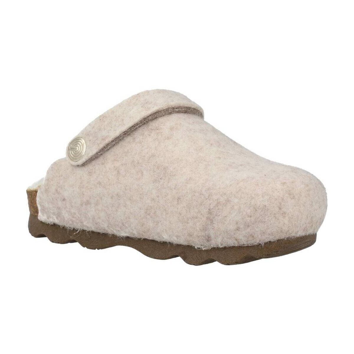 Boys' House Slippers Genuins Beige