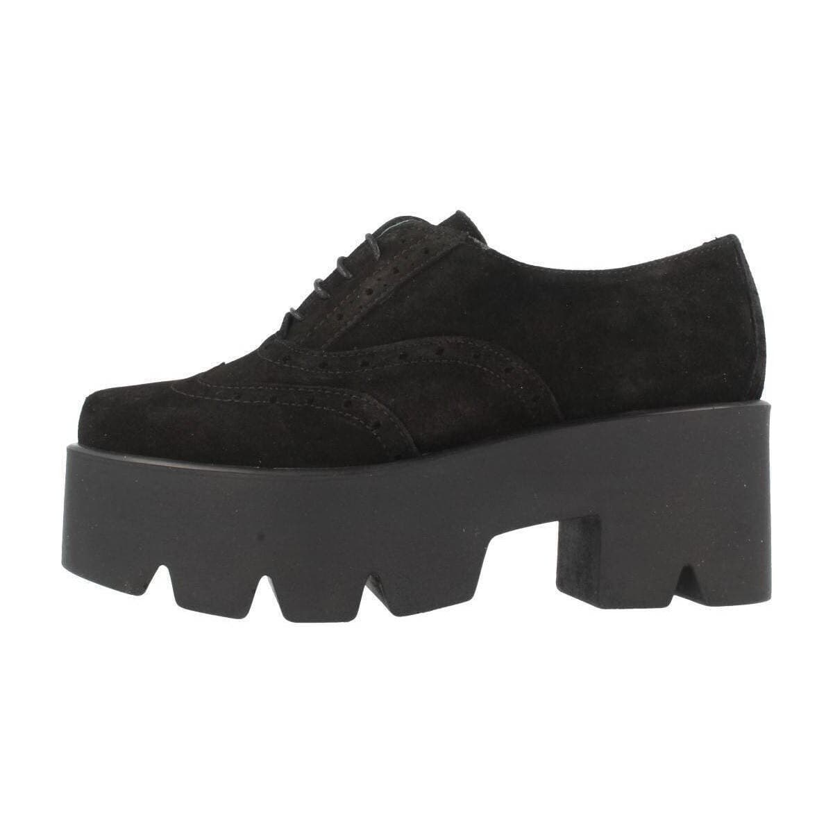 Women's Derby Shoes Yellow Black