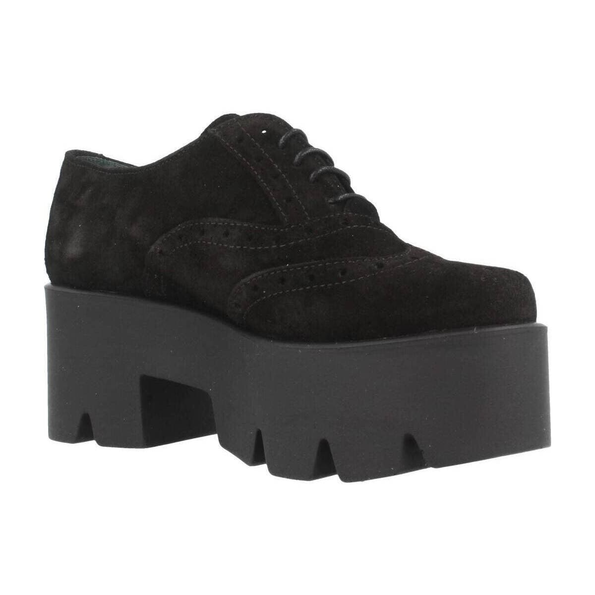 Women's Derby Shoes Yellow Black