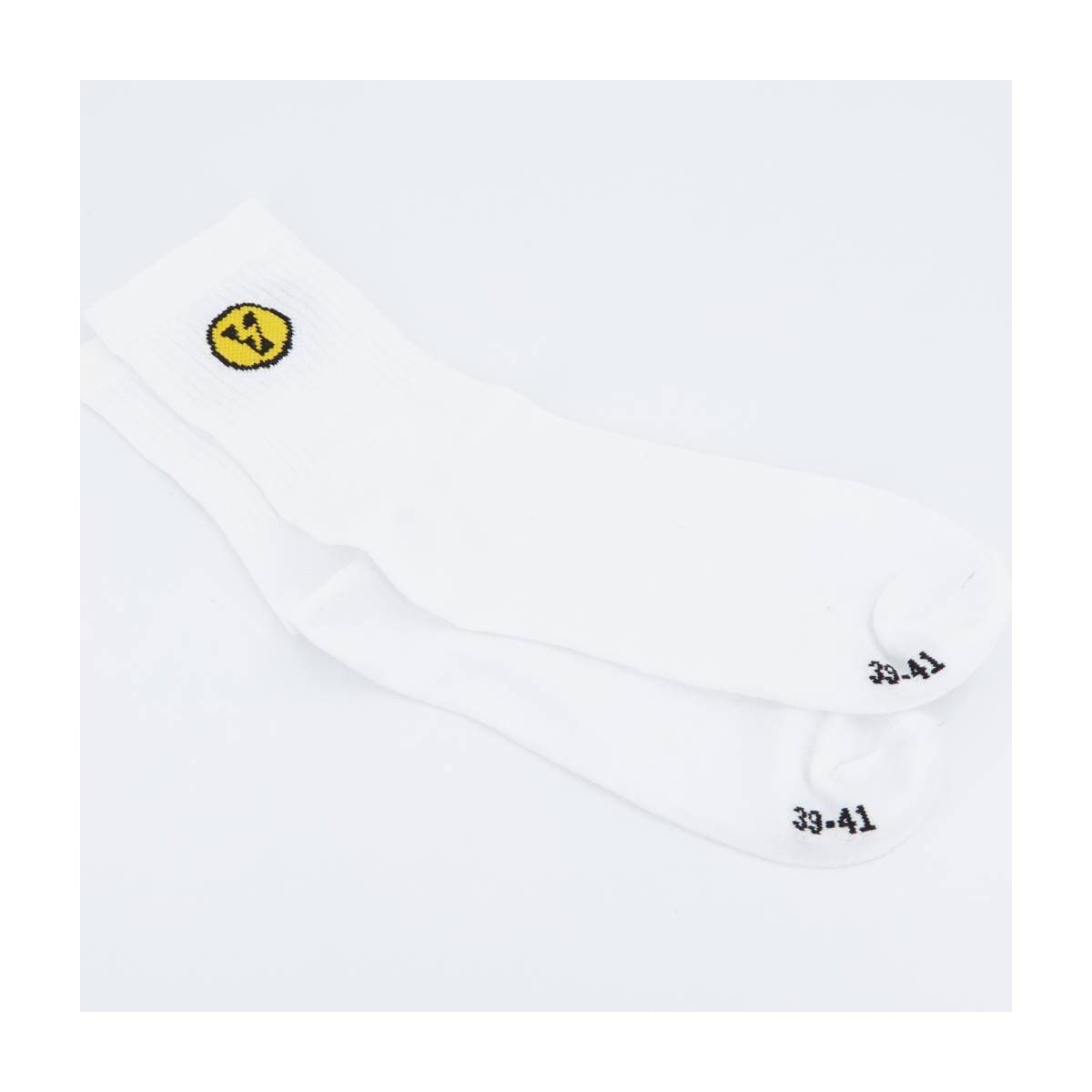 Women's Socks Yellow White