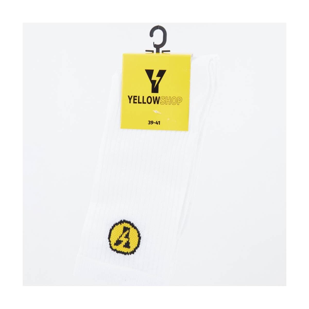 Women's Socks Yellow White