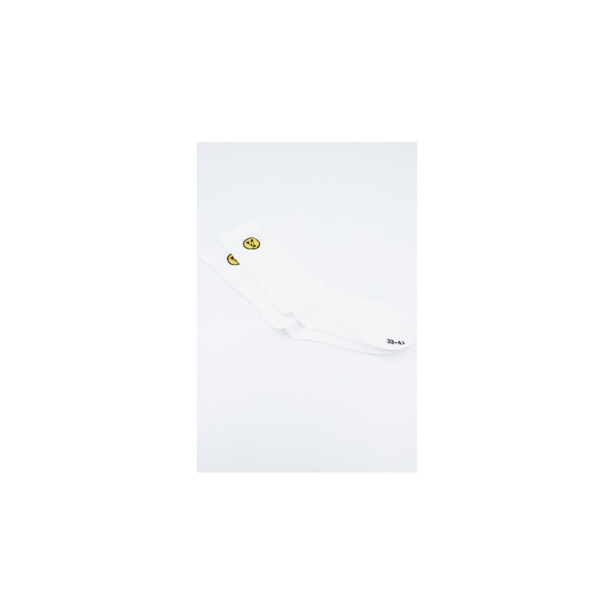 Women's Socks Yellow White