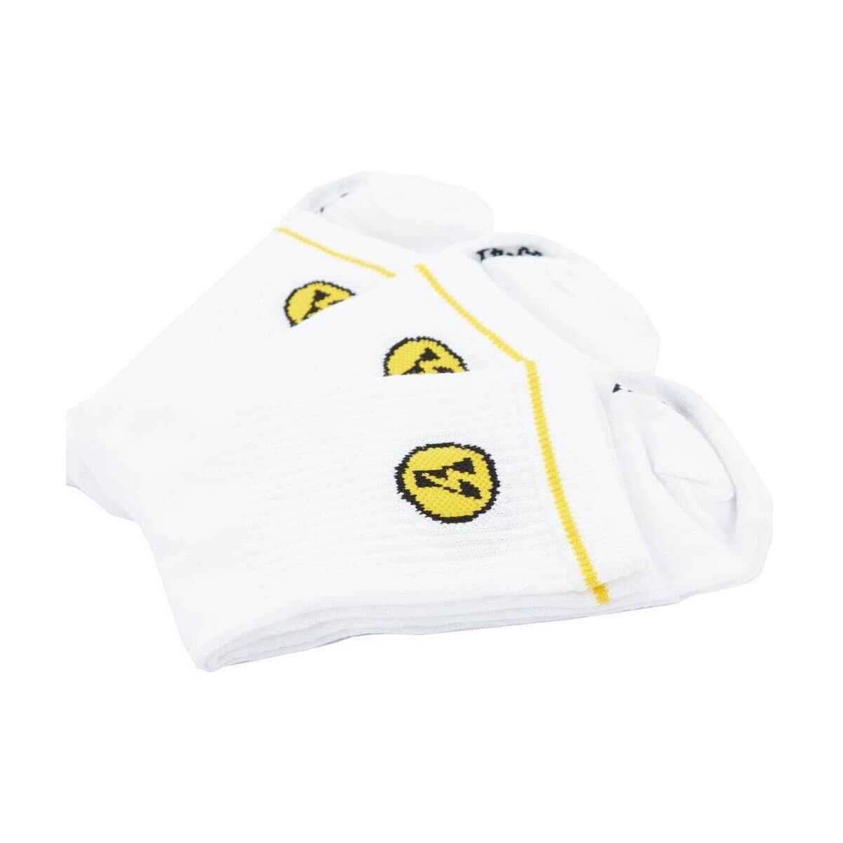 Women's Socks Yellow White