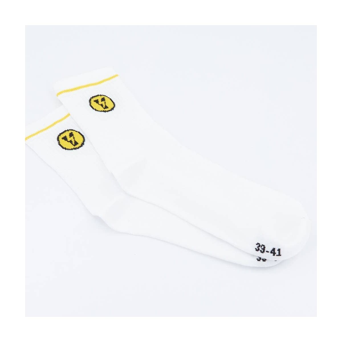 Women's Socks Yellow White