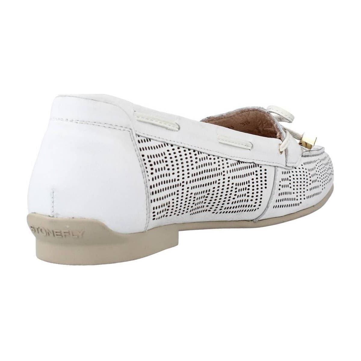 Women's Loafers Stonefly White
