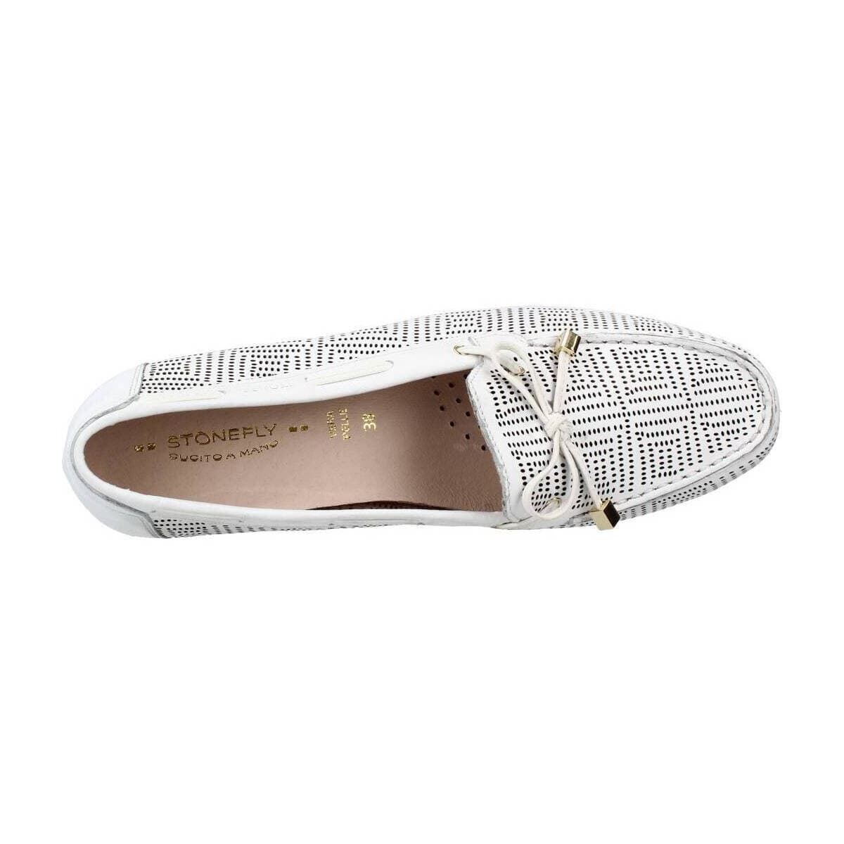 Women's Loafers Stonefly White