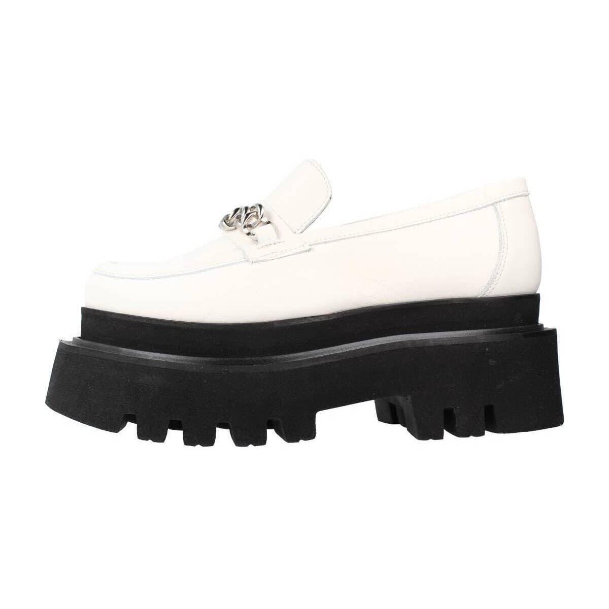 Women's Loafers Yellow White