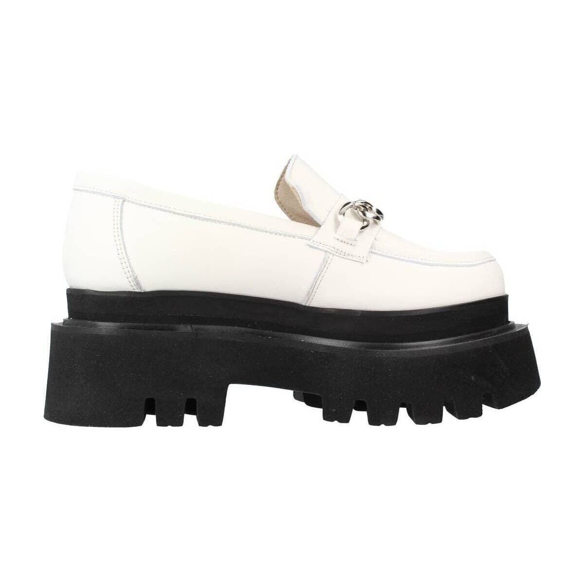 Women's Loafers Yellow White