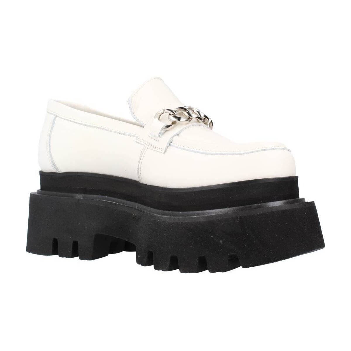 Women's Loafers Yellow White