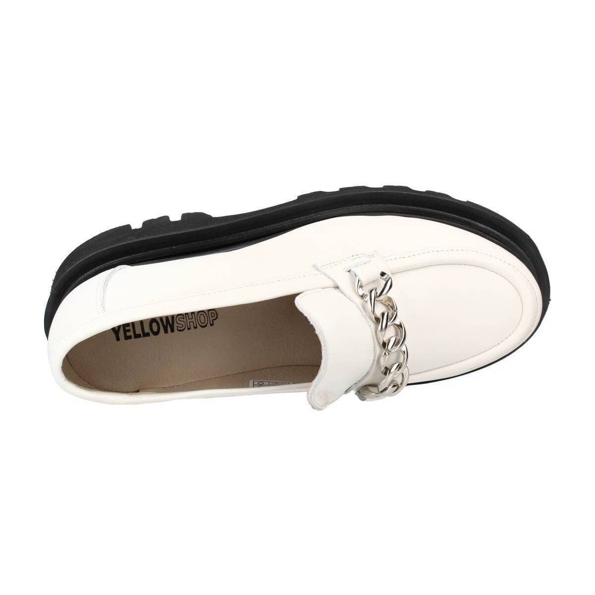 Women's Loafers Yellow White