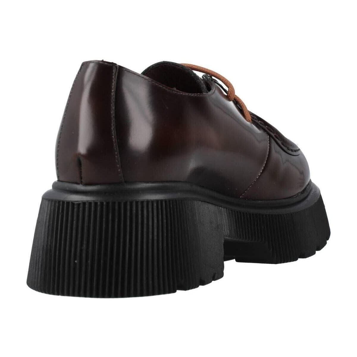 Women's Derby Shoes Yellow Brown