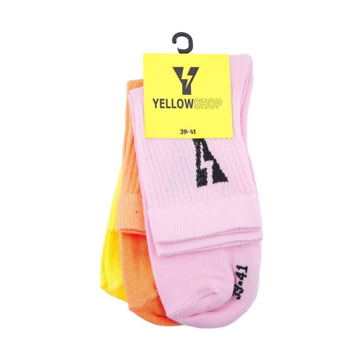Women's Socks Yellow Multicolor
