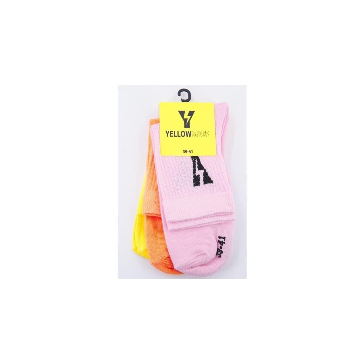 Women's Socks Yellow Multicolor