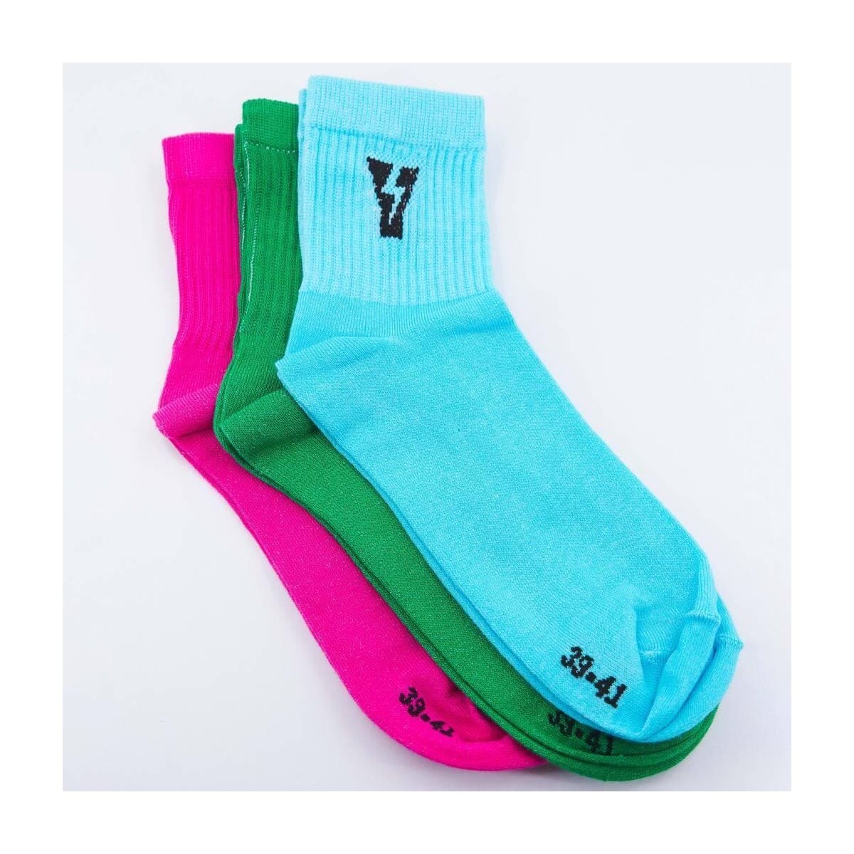 Women's Socks Yellow Multicolor