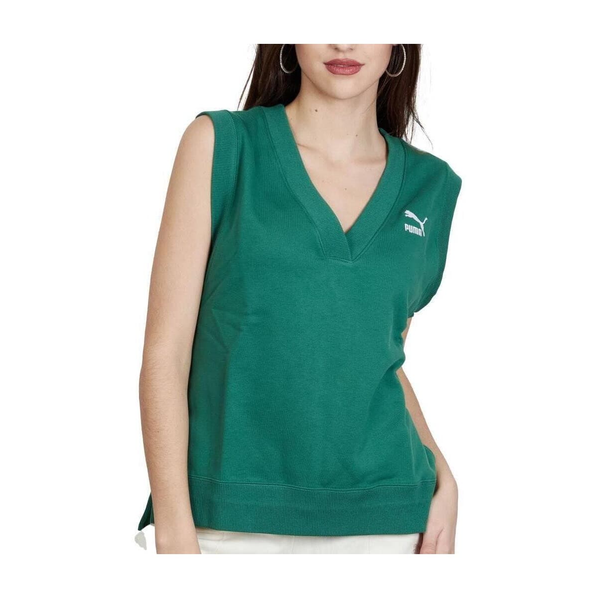 T-shirts & Polos Puma Camisetas Mujer Modèle Classics V-neck Vest