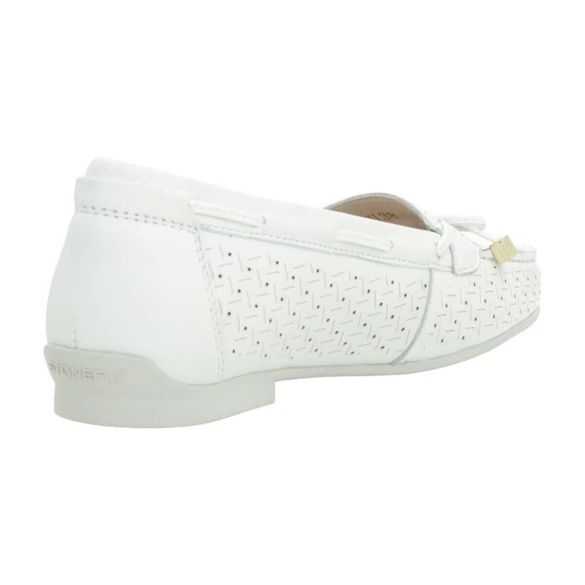 Women's Loafers Stonefly White
