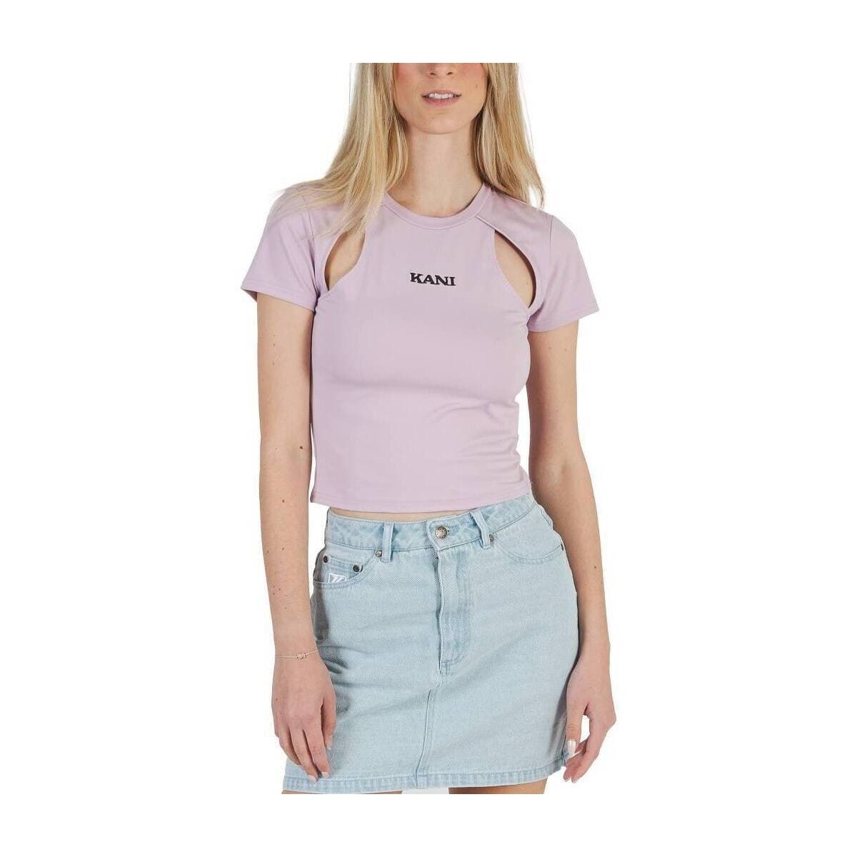 Women's T-Shirts Karl Kani Purple