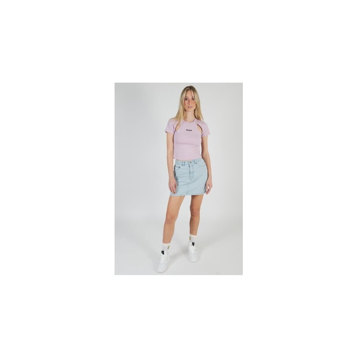 Women's T-Shirts Karl Kani Purple