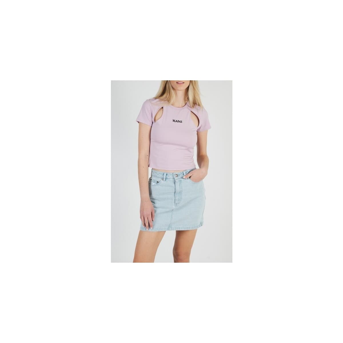 Women's T-Shirts Karl Kani Purple