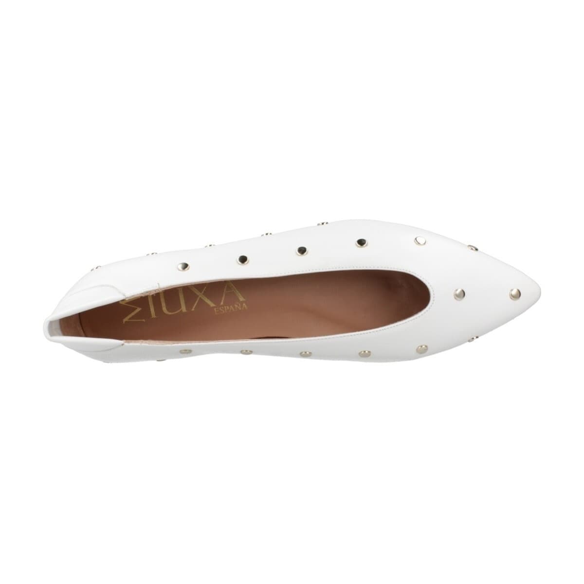Women's Ballet Flats Miuxa White