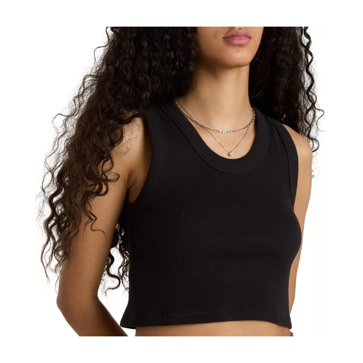 Women's T-Shirts Vans Black