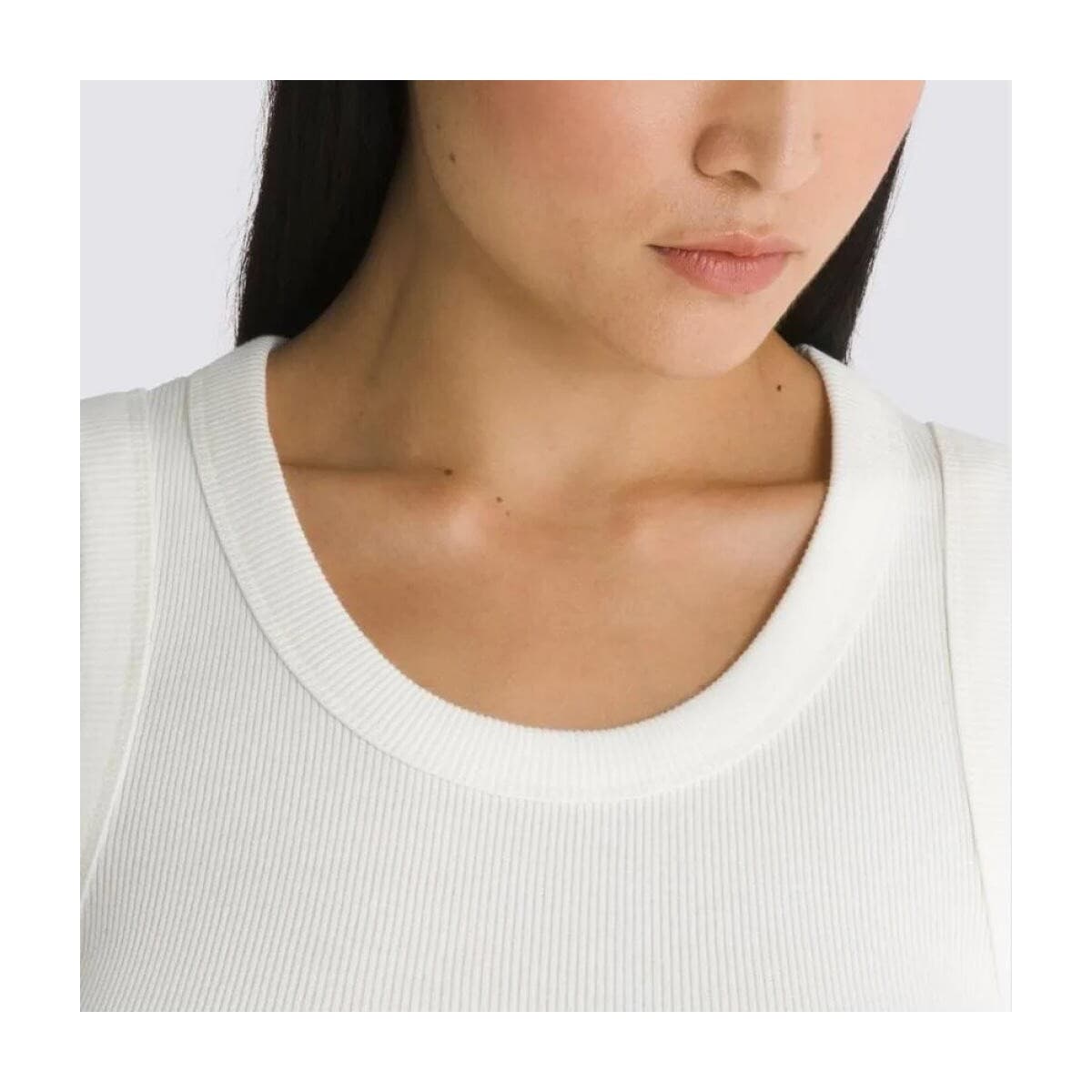 Women's Sleeveless Tops Vans White