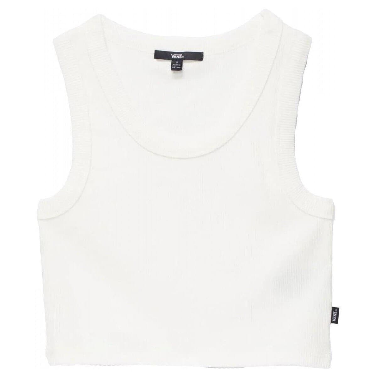 Women's Sleeveless Tops Vans White